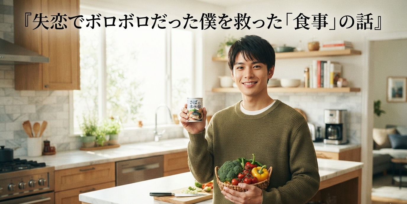 【実体験】2年付き合った彼女と別れてボロボロだった僕を、劇的に救ってくれた「食事」の話